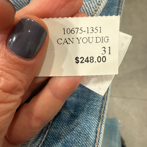 NEW MOTHER the kick it ankle fray jeans in can you dig it! Size 31 retail $248 - Picture 9 of 12